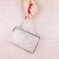 thumbnail image 4 of unbranded 6Ud Marco Grabado Para Bolsas Plateado Con De Para Clutch Y Monederos, 4 of 7