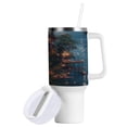 thumbnail image 2 of 40 Oz Car Handle Water Bottle Water Cup Water Bottle Water Jug Coffee Cup Travel Water Bottle Super Cool House, 2 of 8