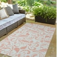 thumbnail image 3 of 3' x 5' Simply Daisy Aurora French Country Chenille Area Rug, Blush, 3 of 4