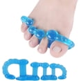 thumbnail image 3 of SHAR 2 Pairs Toe Spreaders Separators Protector Spreaders Toe Correctors Silicone Brush Splints Supports Separators, 3 of 5