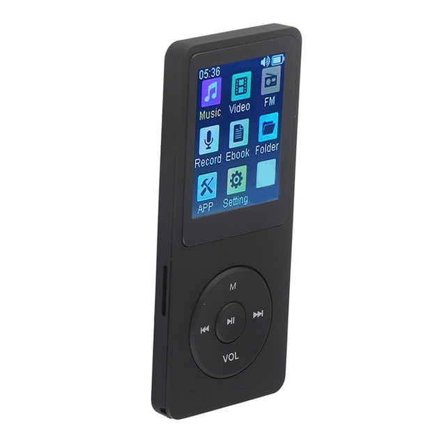 Mini Player MP3, Reproductor MP4 Player Portable MP3 Player Portable MP3 Soporte Tarjeta De Memoria Pequeña Ultra Delgada 1.8 Pulgadas LCD Media Music Player Con Accesorios Para