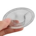 thumbnail image 4 of Unique Bargains 2Pcs Home Kitchen Mesh Hole Basin Sink Drain Strainer Silver Tone, 4 of 5