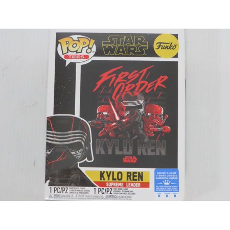 Funko POP! Tees Star Wars Kylo Ren Supreme Leader #308 [Glows in the Dark] and Size Medium T-Shirt Exclusive Collectors Box