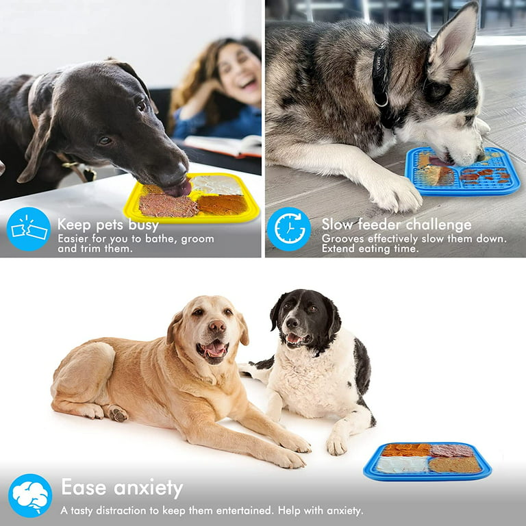 Licky Mats for Dogs - Dog Lick Mats for Large Dogs & Small Dogs | Lick Mat  for Dogs, Non-Slip Silicone Mat with Suction Cups & BPA-Free | Dog Lick Pad