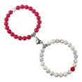 thumbnail image 1 of TUWABEII Matching Couple Bracelets Healing Crystal Bracelets For Couples Home Decor Clearance, 1 of 9