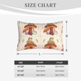 thumbnail image 3 of Fotbe Frog Sitting On Mushroom Pillow Cases - Envelope Closure - Luxury, Extra Soft, Cooling Pillow Covers - Wrinkle, Fade, Stain Resistant-20"x30", 3 of 8