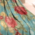 thumbnail image 3 of Pioneer Flower Floral Print Pattern Blanket,Comfortable Soft Flannel Throw Blanket,All Season,Warm Lightweight Blankets for Sofa Bed Couch Living Room Chair,30"x40", 3 of 4