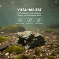 thumbnail image 2 of Aquarium Landscape Rockwork, 7.9 in Resin Reptile Hiding Hole, Fish Tank Decoration, Climbing Sunbathing Platform, Simulated Cave, Easy to Clean for Turtle, Lizard, and Other Reptiles, 2 of 8