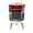 Color 3, variant on Small Trash Can with Lid Movie Sign Vintage Old Film Reels Popcorn Film Reel Cassette 1.8 Gallon Dog Proof Trash Can Round Garbage Can Waste Bin Wastebasket for Bathroom Bedroom Living Room