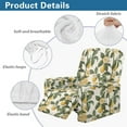 thumbnail image 5 of Xixirimido Retro Lemons Floral Pattern Printed Recliner Slipcover Stretch Reclining Chair Covers 4 Pieces Non Slip Recliner Sofa Slipcovers with Pocket Lazy Boy Chair Cover for Pet Kid, 5 of 8