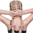 thumbnail image 4 of PVCS Chouchous Cheveux Fête de l'Indépendance Mode Patriotique Accessoires Cheveux Femme, 4 of 6