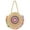 Beige, variant on Straw Bag Round Summer Straw Large Woven Beach Bag Purse For Women Vocation Tote Handbags