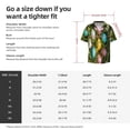 thumbnail image 5 of Fotbe colorful Easter eggs Print Short Sleeve Button Down Shirts for Men Casual Summer Beach Wrinkle Free Shirt-4X-Large, 5 of 5