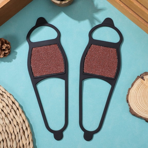 KALLORY Shoe Spikes for Snow and Ice 1 Pair of Rubber Shoes Cover for Hiking and Hunting Gear with Non Slip Traction