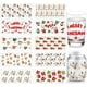 thumbnail image 1 of 10 hojas de pegatinas de transferencia UV DTF con temática navideña, 10 estilos, 9,45 x 4,33 pulgadas, calcomanías de transferencia de Papá Noel, 1 of 7