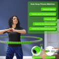 thumbnail image 3 of El aro deportivo de fitness, el aro desmontable de 6 segmentos es adecuado para fitness/deportes/hogar/oficina/moldeado del abdomen. Hay muchos colores disponibles. Sincero Juguete, 3 of 5