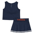 thumbnail image 2 of Girls Toddler Colosseum Navy Auburn Tigers Time For Recess Cheer Top & Skirt Set, 2 of 2