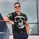 thumbnail image 4 of Fotbe Magician Hat Skull Camiseta Polo de Golf para Hombre con Estampado – Camisa Deportiva Transpirable con Cuello Abotonado-Large, 4 of 6
