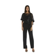Women's Three Piece Pant Set With Poncho