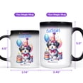 thumbnail image 4 of Happy Birthday Cute Puppy Havanese with Cake Gifts Party Hat Heat Color Changing Mug Havanese Dog Lover Gifts Idea Magic Coffee Mug - 00029, 4 of 4