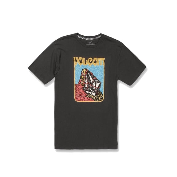Volcom Submerged Short Sleeve T-Shirt Vintage Black men in size Small