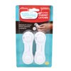 Toddleroo Rotating Baby Safety Latch for Cabinets, White, 4 Pack