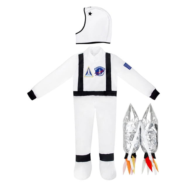 Disfraz de astronauta para niños, regalo unisex, disfraz elegante, mono espacial portátil. M