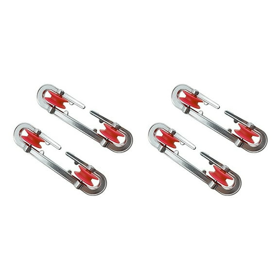 Aluminum Clothesline Spreader,Pulley Clothesline Accessories for Heavy Loads and Long Clothesline,4 Pack