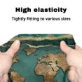 thumbnail image 7 of HELLHERO Vintage Map Walker Seat Covers Back Rest Covers & Easy to Clean for Seniors Cover Only, 7 of 7