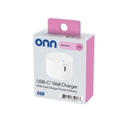 (3 pack) onn 20W Single USB-C Port Wall Charger, Fast Charging, USB-IF Certified, Foldable Plug, White - Compatible with iPhone 17/16/15 Series, Samsung Galaxy, Note, Pixel Devices iPad Pro, More