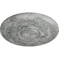 thumbnail image 3 of 29 1/4"OD x 2"P Darnay Ceiling Medallion (Fits Canopies up to 7 1/4"), Hand-Painted Ultra Pure White Crackle, 3 of 6