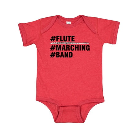 

Inktastic #Flute #Marching #Band Hashtag Text Gift Baby Boy or Baby Girl Bodysuit