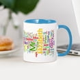 thumbnail image 4 of CafePress - Word Art From Jane Austen's Pride And P Mug - 11 oz Ceramic Mug - Novelty Coffee Tea Cup, 4 of 6