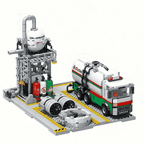 Chemical Plant: Loading Station City Building Blocks Set | General Jim's Toys | GJ-CPLS