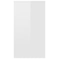 thumbnail image 5 of Console Table Inlife High Gloss White Desk 35.4"x15.7"x28.3" Chipboard, 5 of 6