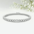 thumbnail image 5 of Diamond Tennis Bracelet | 15 Carat EGL Certified Lab Grown Diamond Bracelet Line 7" | 14K in White Gold | Cecily Round Lab Diamond Tennis Bracelet | FG-VS1-VS2 Quality | Friendly Diamonds, 5 of 6