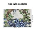 thumbnail image 2 of WYYP Blue Berries Bow Wooden Jigsaw Puzzle Challenging Difficult Wood Puzzles for Adults Gift for Family Friends 1000 PCS, 2 of 6