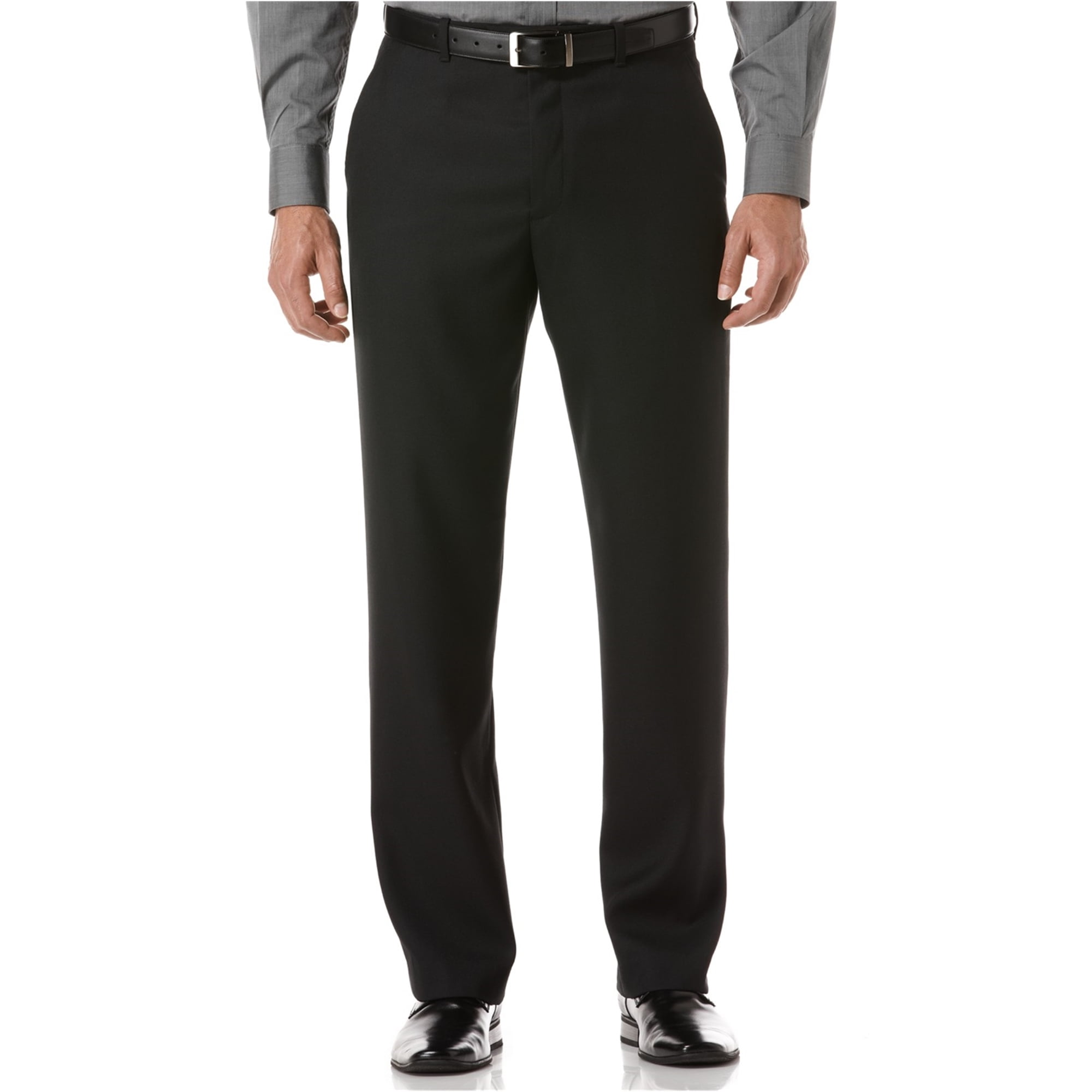 Perry Ellis Perry Ellis Mens Folio Flex Casual Trouser Pants, Black