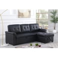 thumbnail image 2 of Lexi Reversible Sectional Couch with Storage Chaise & Sleeper Bed, 2 of 3