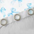 thumbnail image 4 of Erosebridal Kawaii Stripes Bow Tie Black Out Curtains,Blue Princess Bow Knot Curtains Pack of 2 (42x63 Each),Microfiber Bedroom Decor, 4 of 6