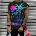 thumbnail image 2 of Mens Muscle Tank Tops Summer,Men's 3D Print Sleeveless Tank Tops Summer Novelty Graphic Crewneck Muscle T Shirts Gym Workout Athletic Pullover Tops, 2 of 5