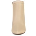 thumbnail image 3 of BLISSFUL STEP Women's Pointed Toe Side Zip Stiletto Heel Ankle Boot, 3 of 7