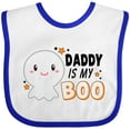 thumbnail image 3 of Inktastic Daddy is My Boo with Cute Ghost Boys or Girls Baby Bib, 3 of 4