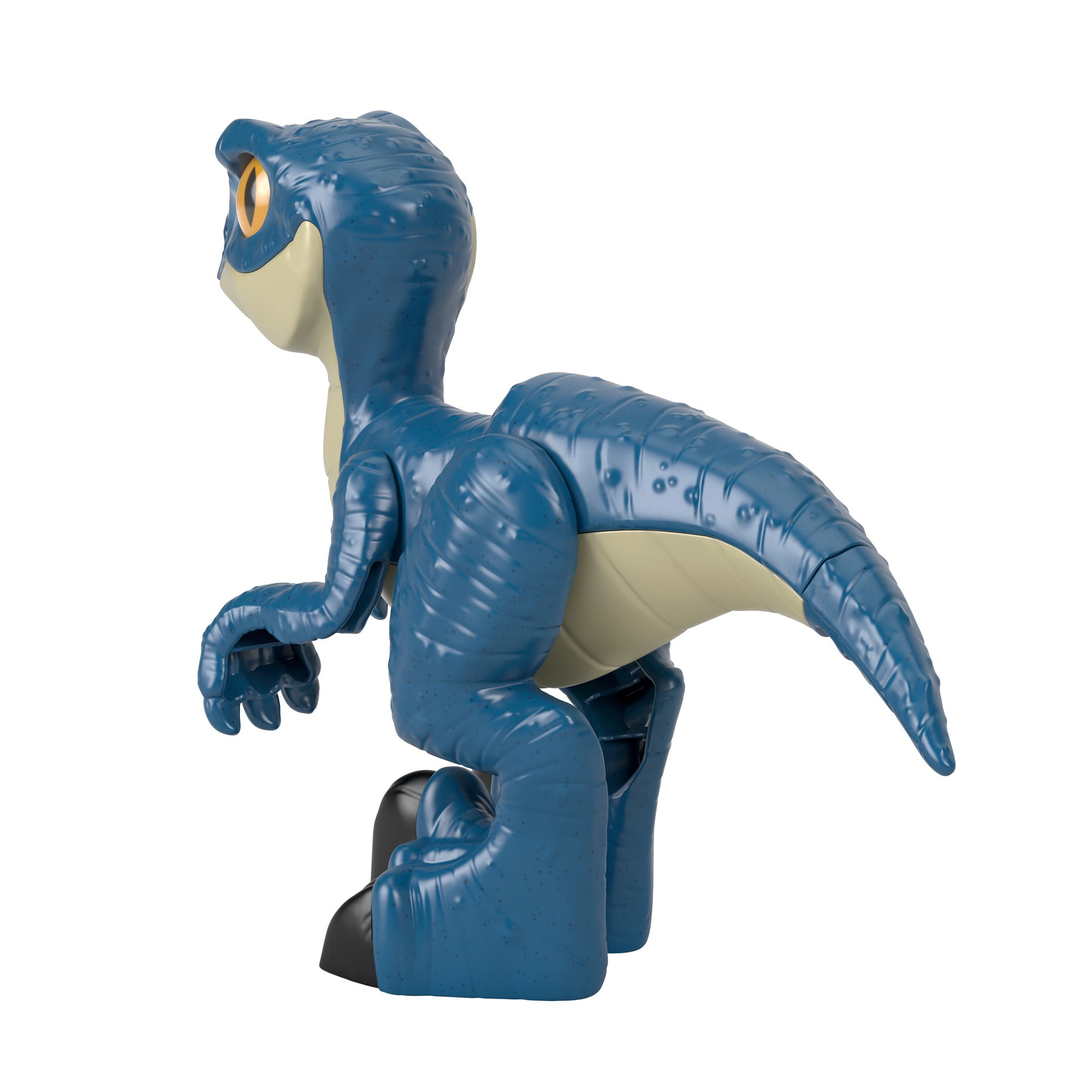 Imaginext Jurassic World Raptor XL Poseable Dinosaur Toy for Preschool Kids