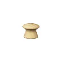 25 Pcs Birch Grain Wood Knobs 1" wide Flat 13/16" w/ 3/16" holeUse KS1250 threaded screws.
