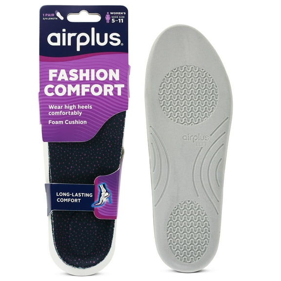 Airplus Fashion Comfort Foam Insoles for Women, 1 Pair, Size 5-11