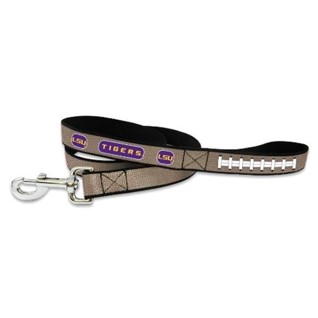 Gamewear 4421406827 LSU Tigers Reflective Football Alternate Pet Leash - Large