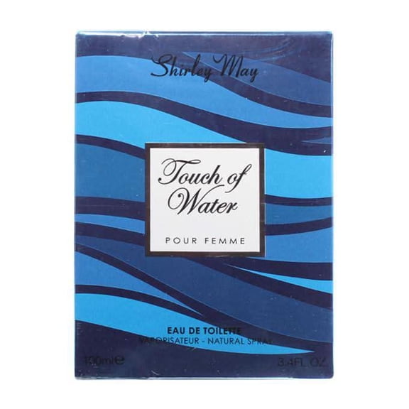 Touch of Water for Women EDT - 100 mL (3.4 oz) by Shirley May (IN VELVET POUCH)
