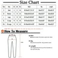 thumbnail image 3 of Womens High Waisted Pants Cargo Pants for Women Baggy Elastic High Waist Workwear Pants Relaxed Wide Leg Trousers with Side Pockets S-10 Brown XXL, 3 of 6