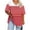Red, variant on Staron Plus Size Summer T-Shirts for Women Striped Printed V Neck Short Sleeve Casual Loose Oversized Basic Tee, Blue 3XL